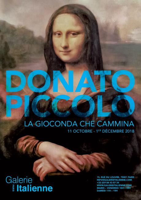 Donato Piccolo, La Gioconda che cammina, galerie italienne