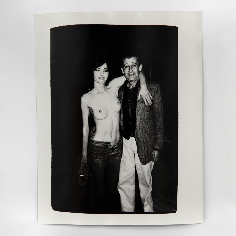 Andy Warhol,AW81.015 Helmut Newton, galerie italienne