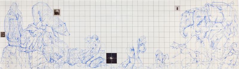 Pietro Ruffo, Azulejos, exposition galerie italienne