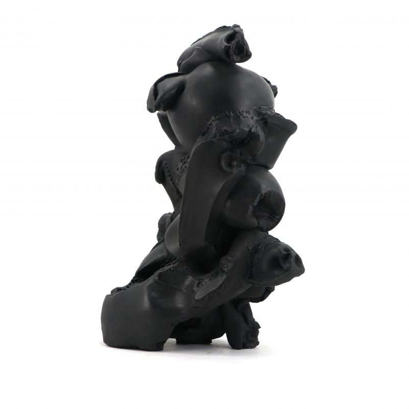 Philippe Spé, Variantes noir 04, Ceramics now, galerie italienne