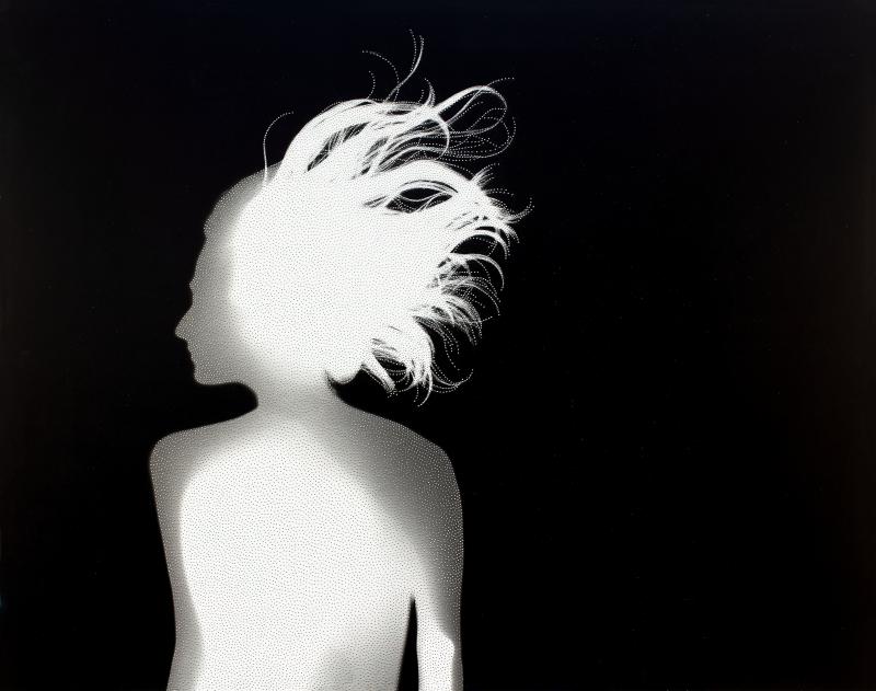 Profil, tête gauche, 2020, Henri Foucault, Galerie italienne, exposition Eclats